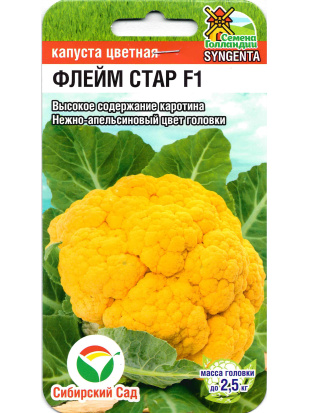 Капуста цветная Флейм стар [Сибирский сад]