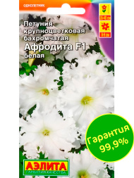 Петуния Афродита Белая крупноцветковая бахромчатая [Аэлита]