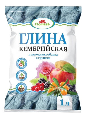 Глина кембрийская голубая 1л- Floriszel