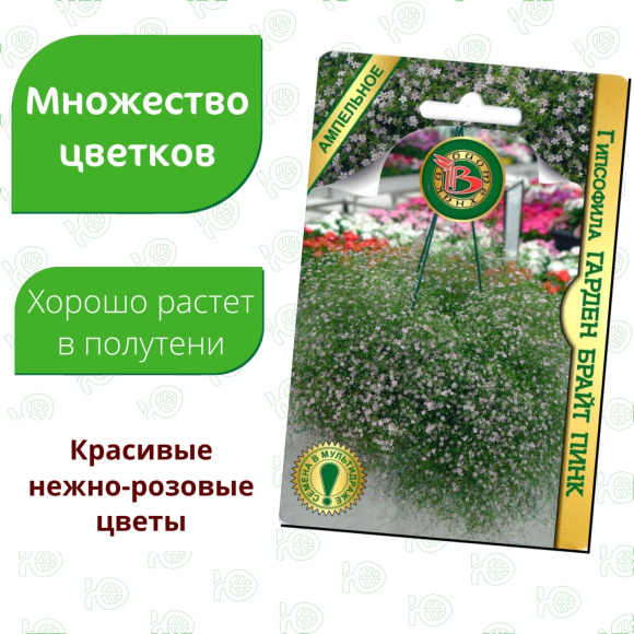 Гипсофила Гарден Брайт Пинк [Биотехника] купить с доставкой