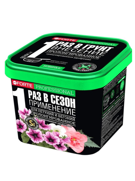 Бона Форте петунии бегонии с кремнием 1л ведро пролонгированное [Бона Форте] купить с доставкой