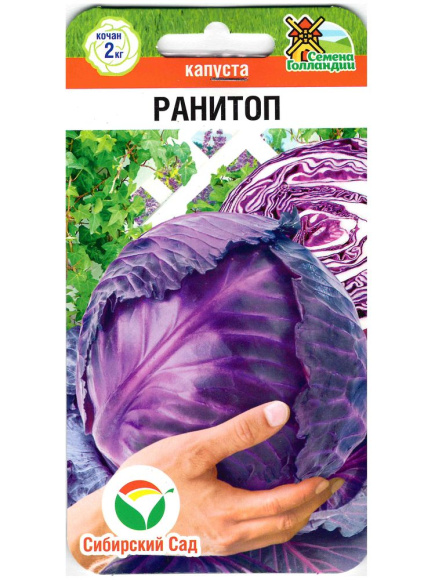Капуста краснокочанная Ранитоп [Сибирский сад] купить с доставкой