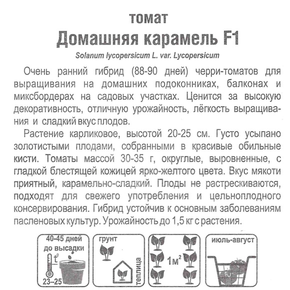 Томат Домашняя карамель [Сибирский сад] купить с доставкой