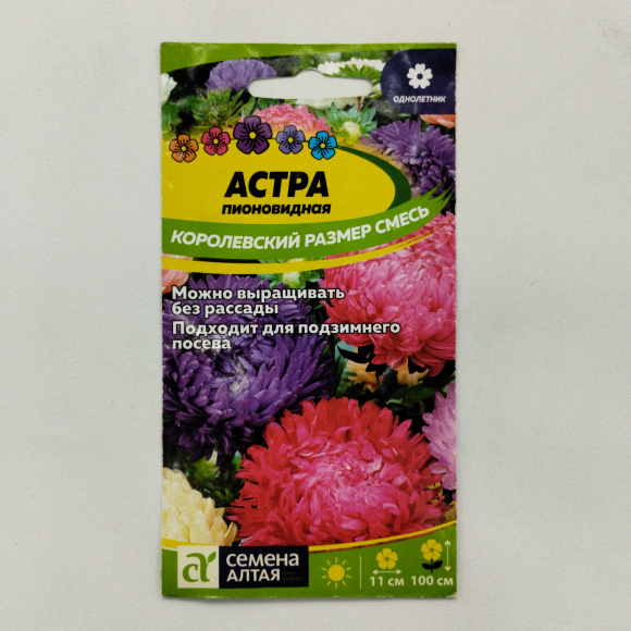Астра Королевский размер Смесь [Семена алтая] купить с доставкой