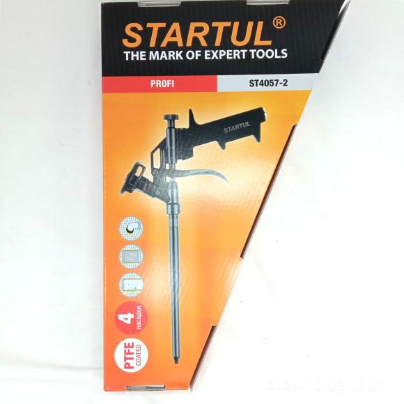 Пистолет для монтажной пены тефлоновый [STARTUL PROFI] купить с доставкой