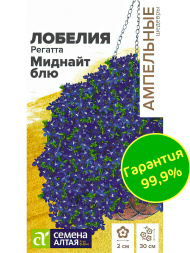 Лобелия Регатта Миднайт Блю ампельная [Семена алтая]