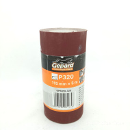 Шлифшкурка 115мм х 5м Р320 бумажная основа [GEPARD]