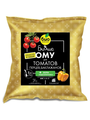 БИО-комплекс ОМУ для томатов, перцев и баклажанов ТМ БИОША 1 кг